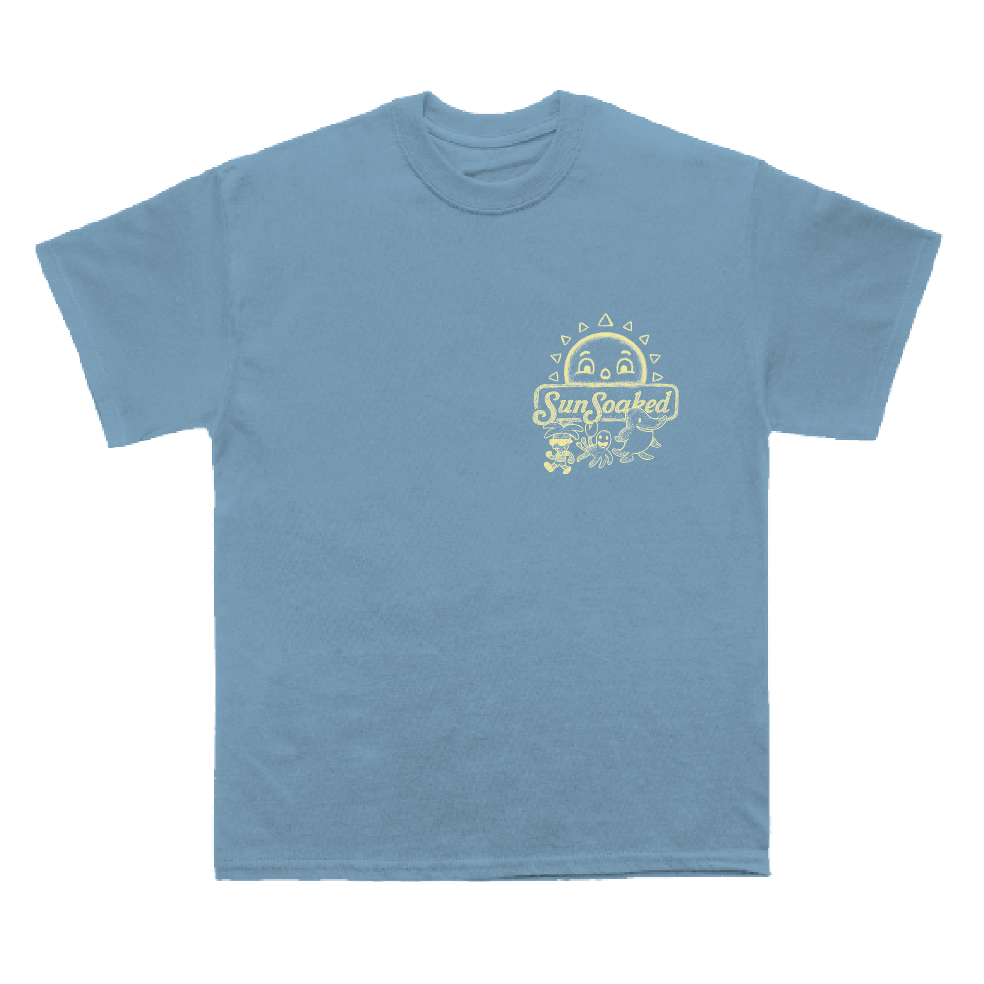 Sunsoaked Character Sketch Tee - Blue