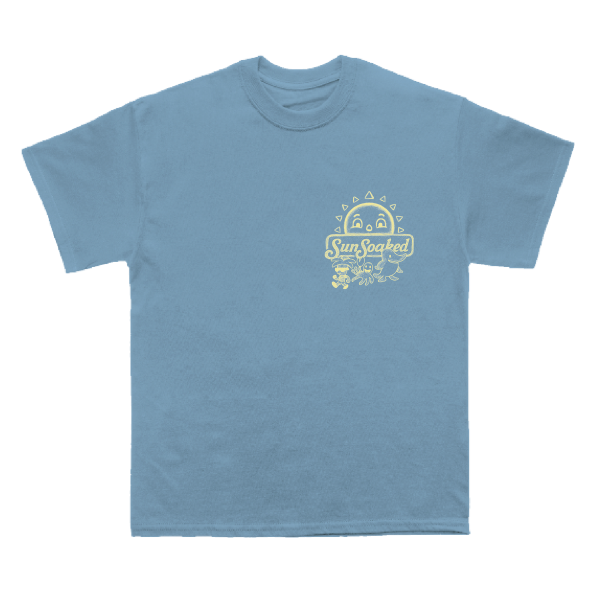 Sunsoaked Character Sketch Tee - Blue