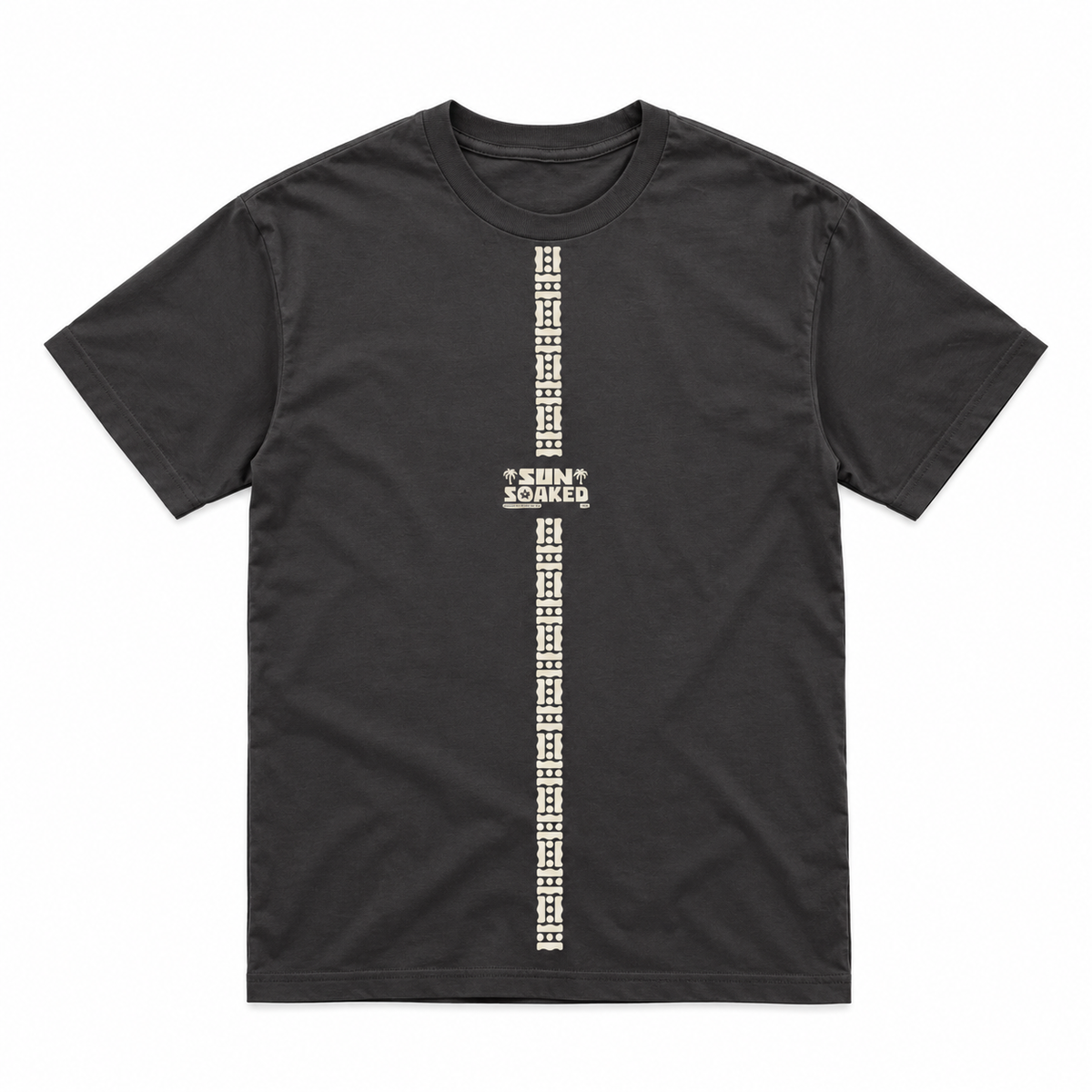 Sunsoaked Stripe Tee (Grey)