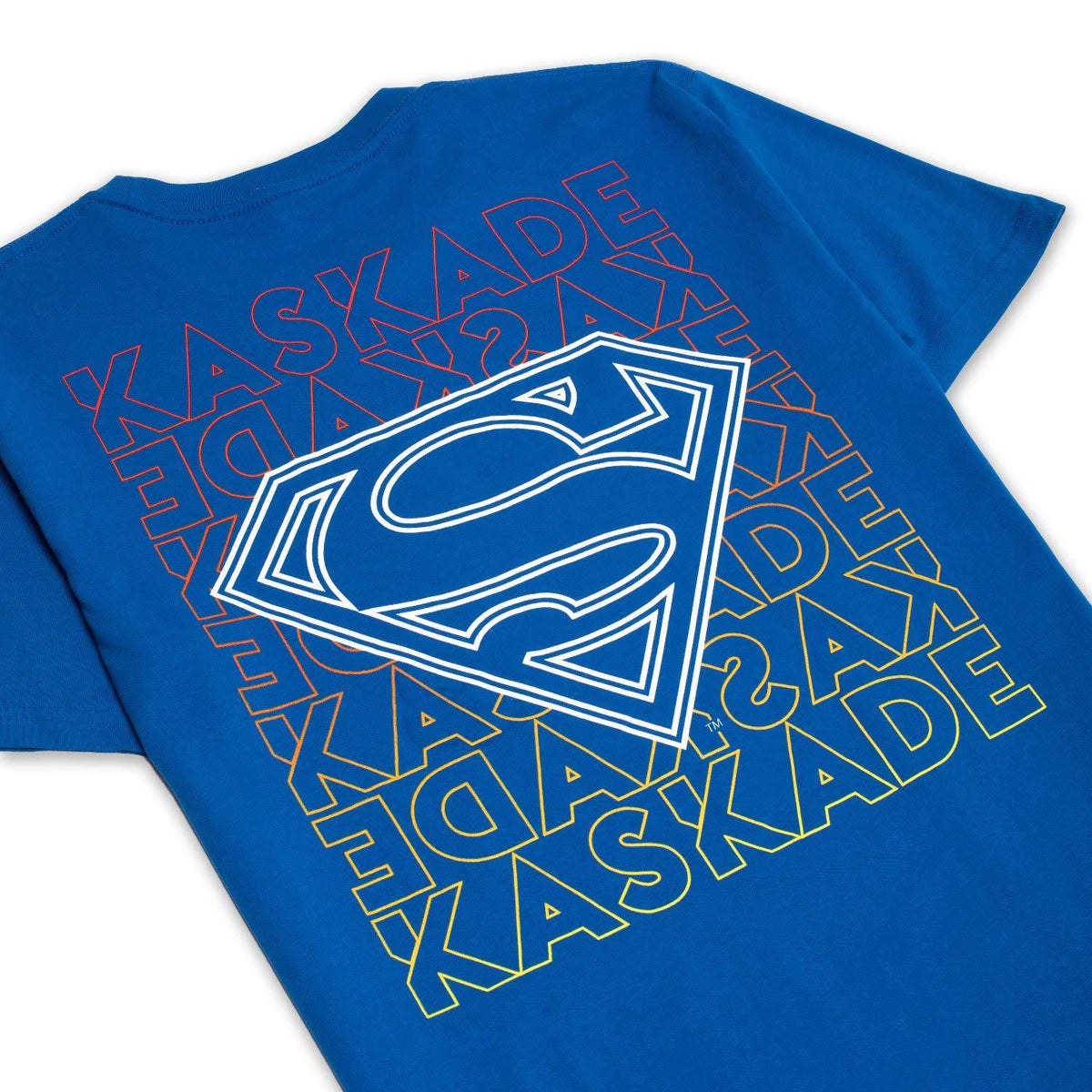 Kaskade x Superman Stacked Tee - Blue