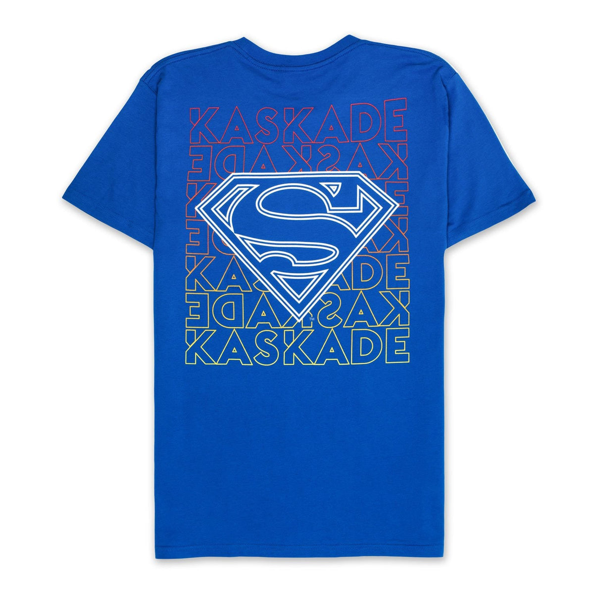 Kaskade x Superman Stacked Tee - Blue