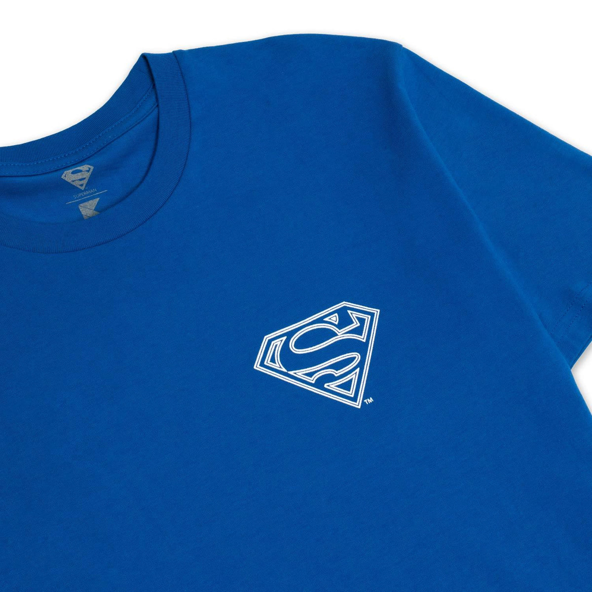 Kaskade x Superman Stacked Tee - Blue