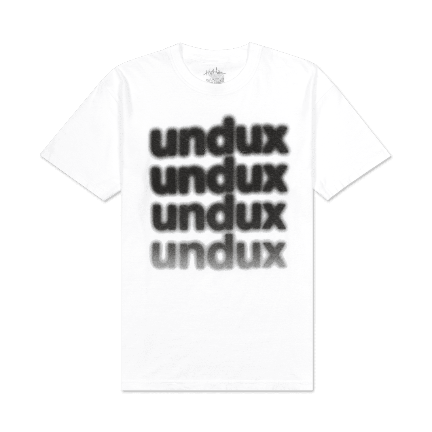 Kaskade Undux Tee Stacked Logo White Shirt