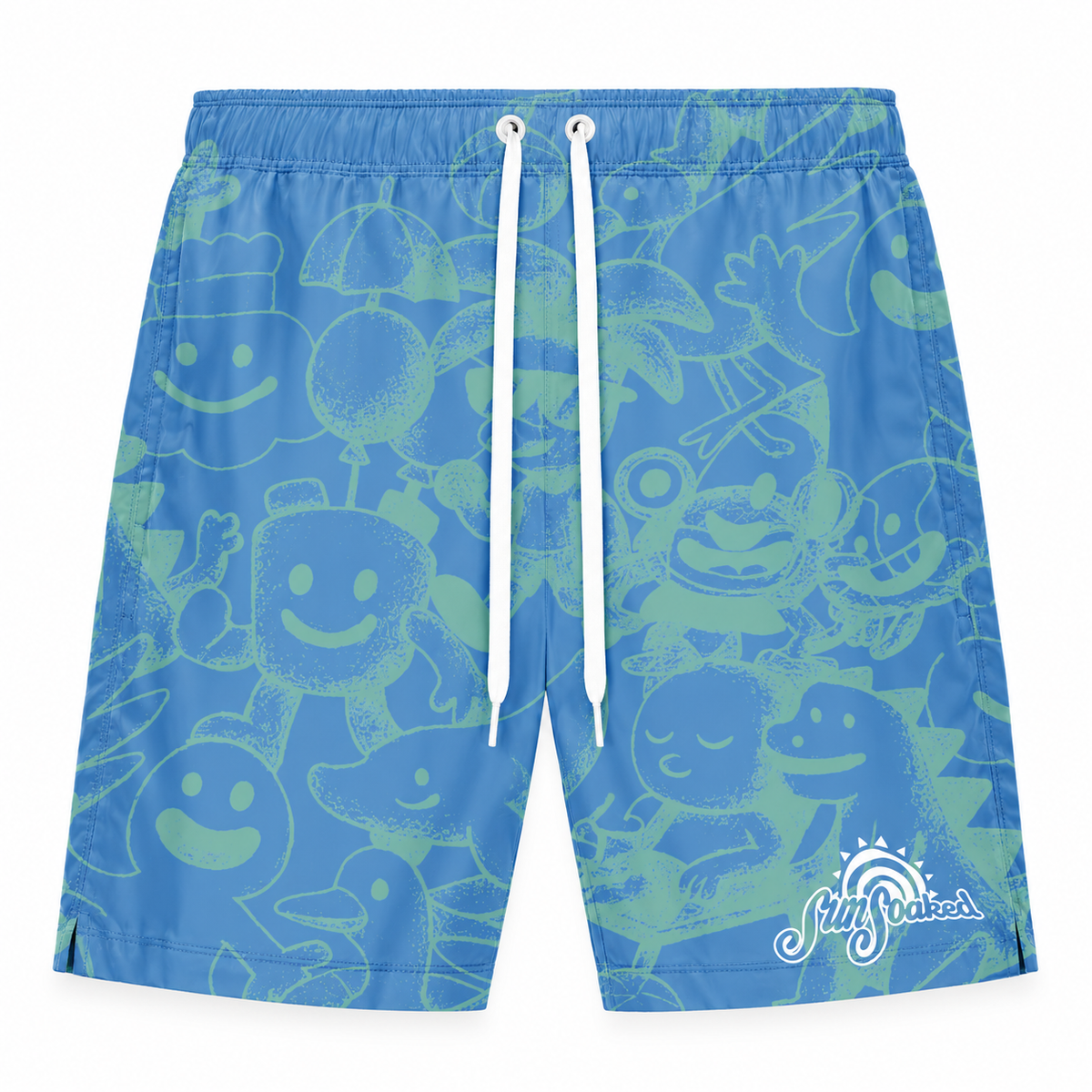 Sunsoaked Board Short Blue