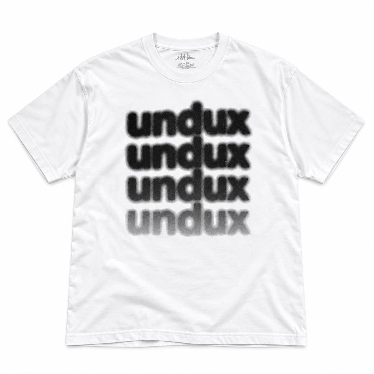 Kaskade undux Tee Stacked Logo White Shirt