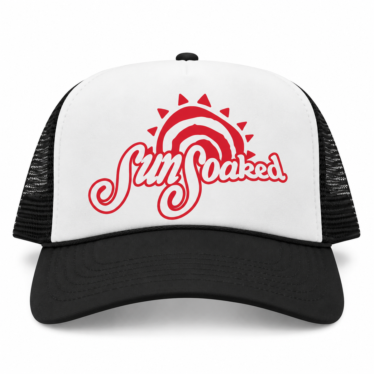 Sunsoaked Black Trucker Hat