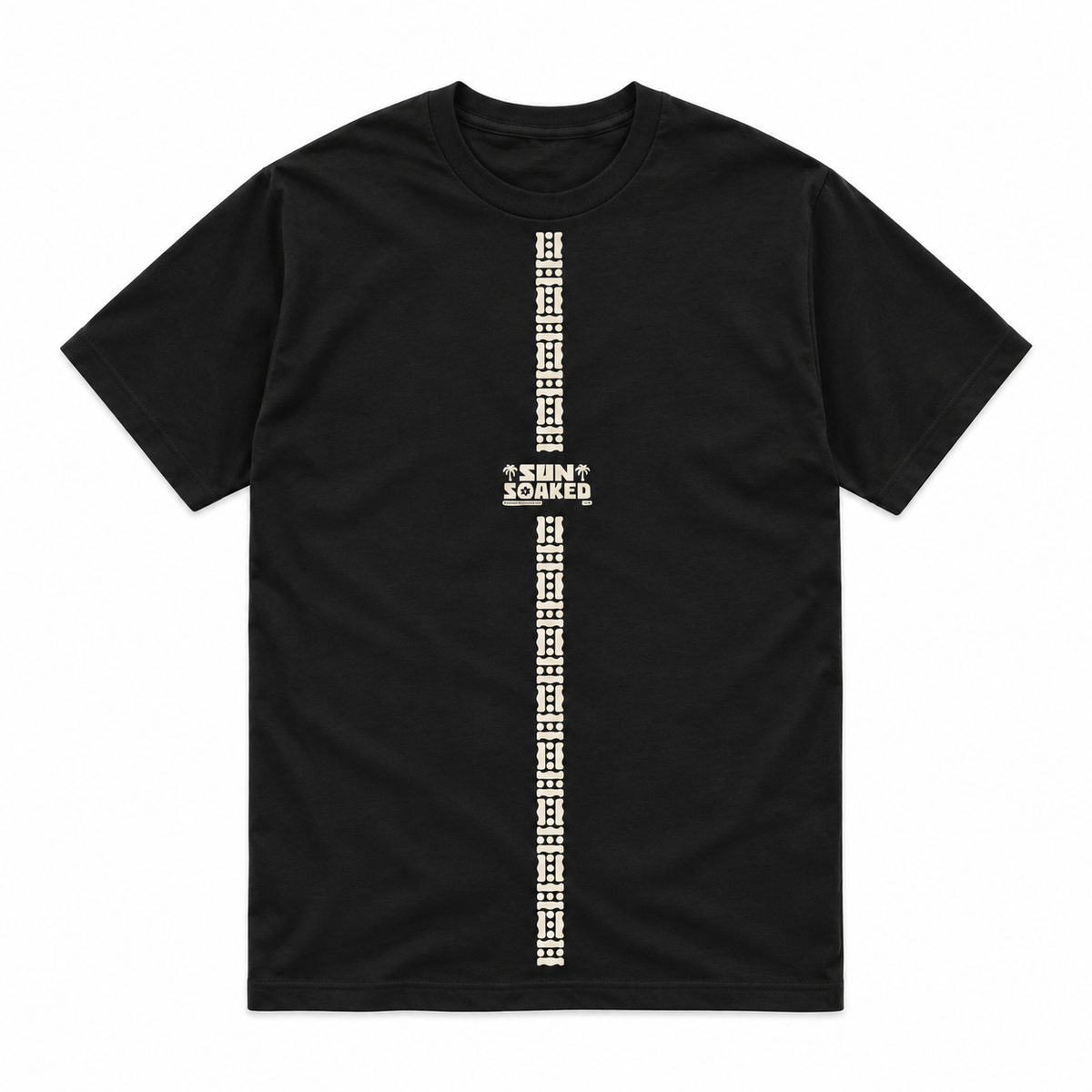 Sunsoaked Stripe Tee (Black)
