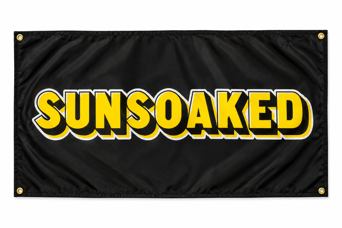 Sunsoaked Black Flag