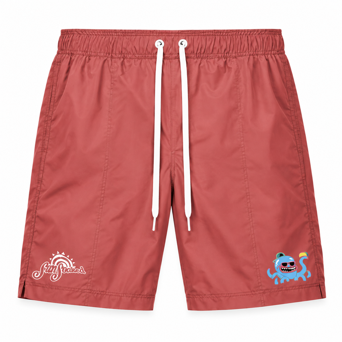 Sunsoaked Board Short Red