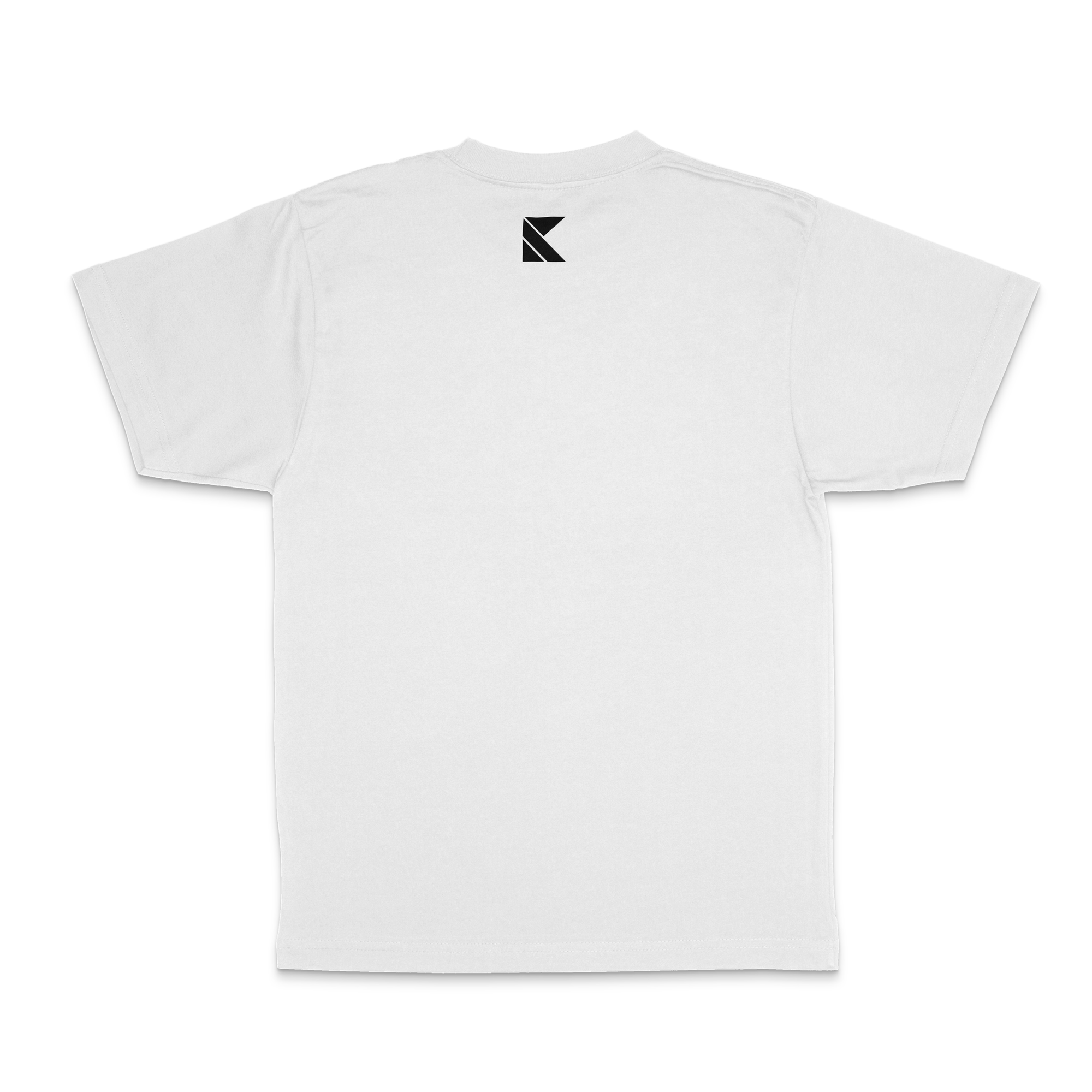 Kaskade Undux Tee Stacked Logo White Shirt